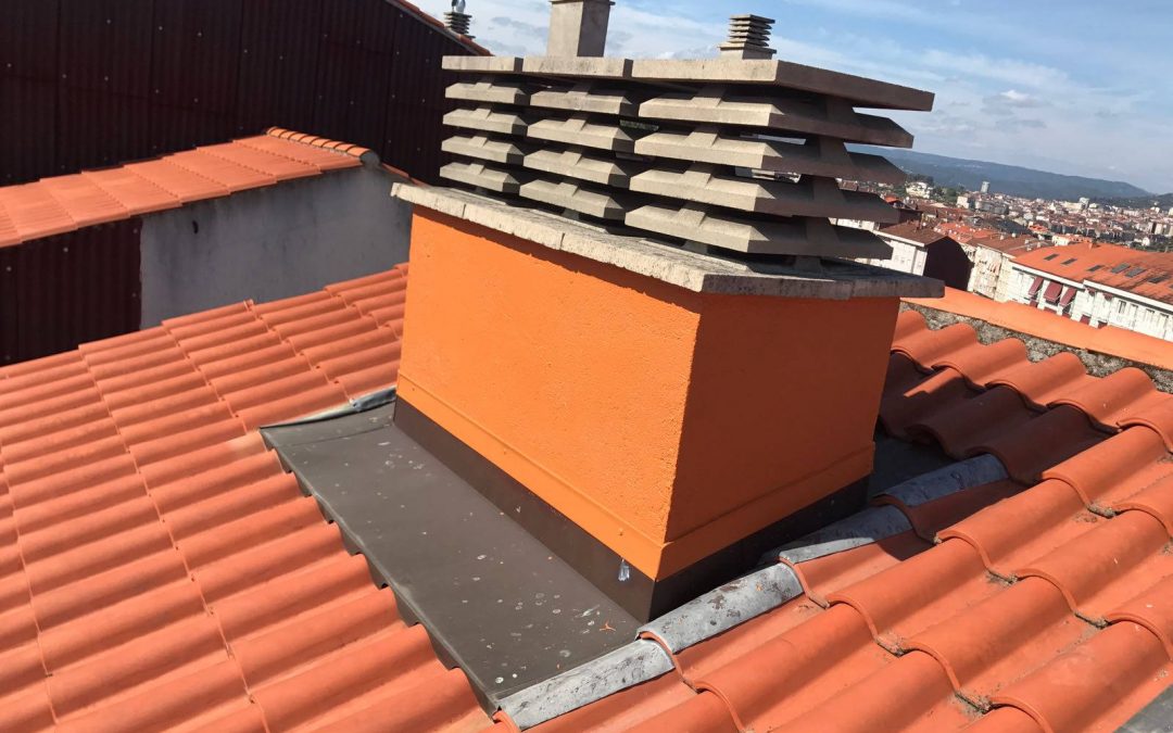 Reparación de chimenea y cubierta en Ourense